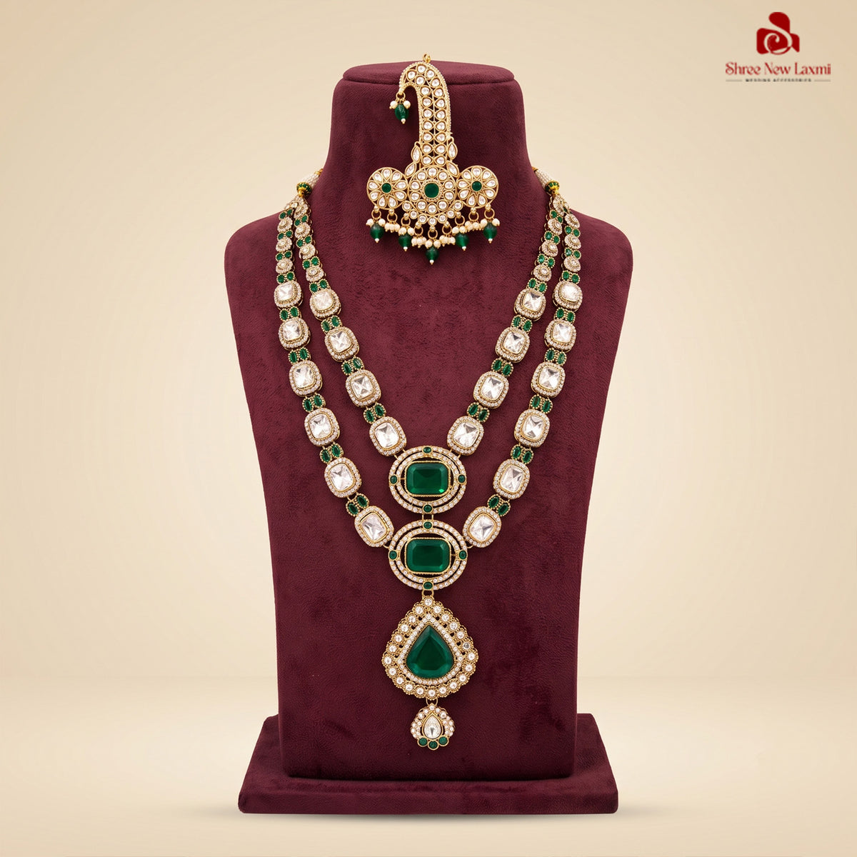 Royal Kundan Polki Stone Necklace