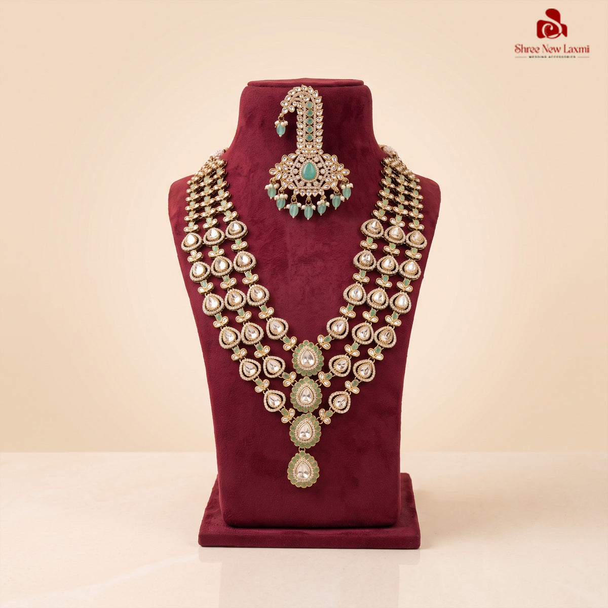 Royal Kundan Polki Groom Necklace
