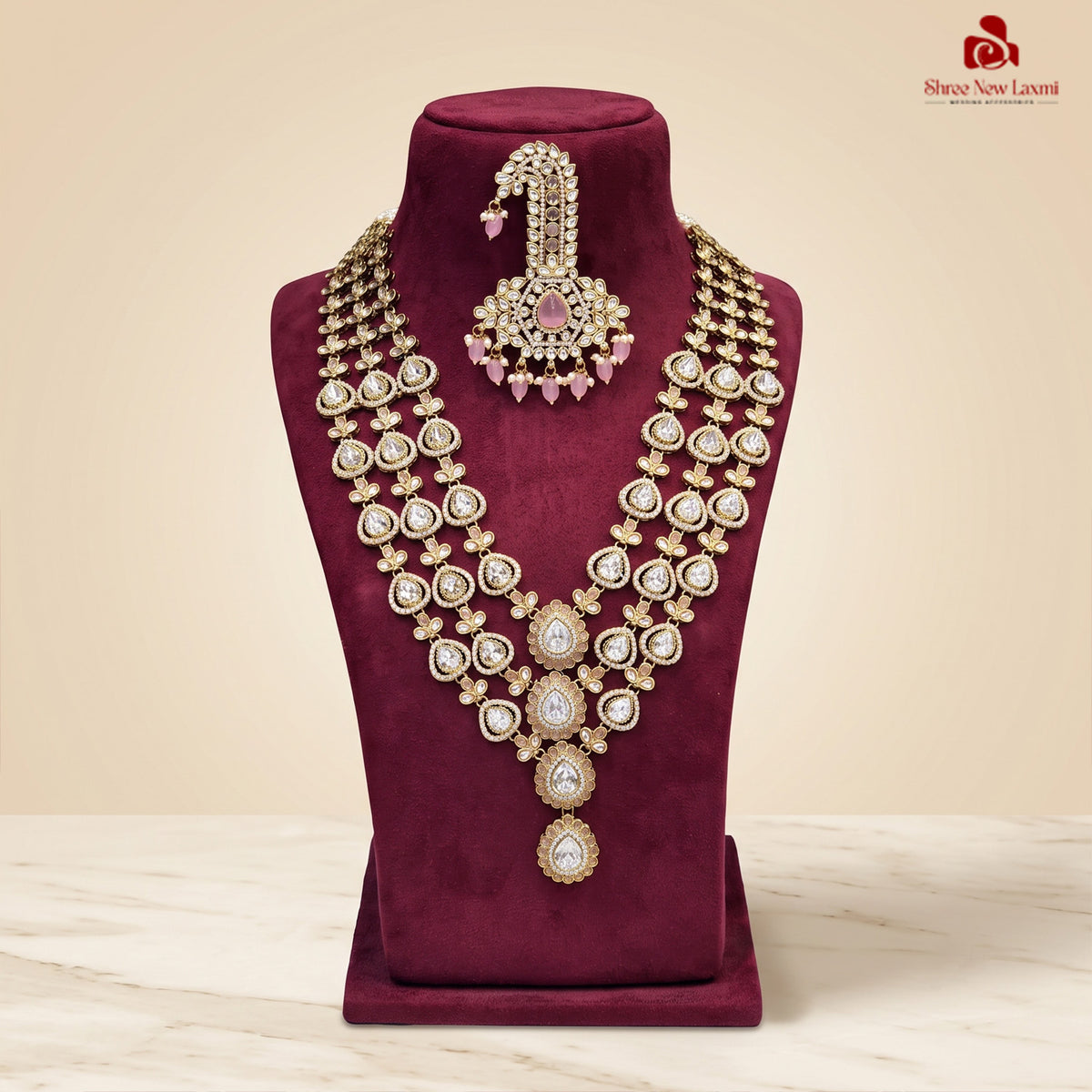 Royal Kundan Polki Groom Necklace